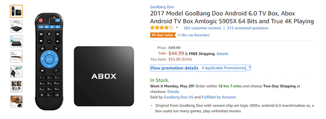 Best Kodi Boxes on Amazon