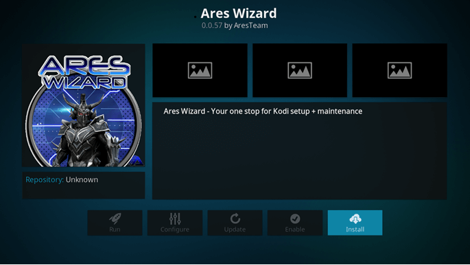 ares wizard on kodi fire tv