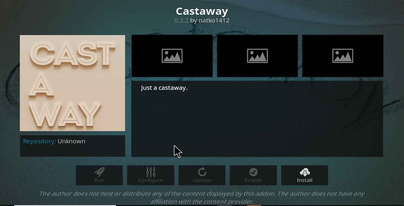 castaway-kodi-settings