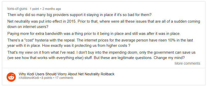 net neutrality reddit