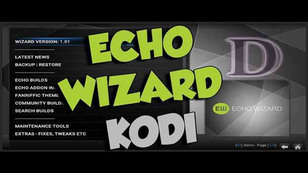 Echo kodi wizard