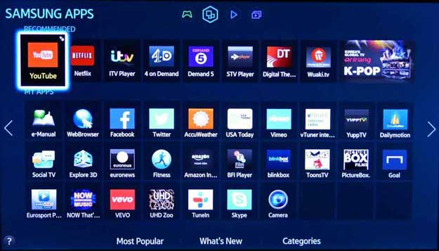Features of a Samsung Smart TV For Kodi Users