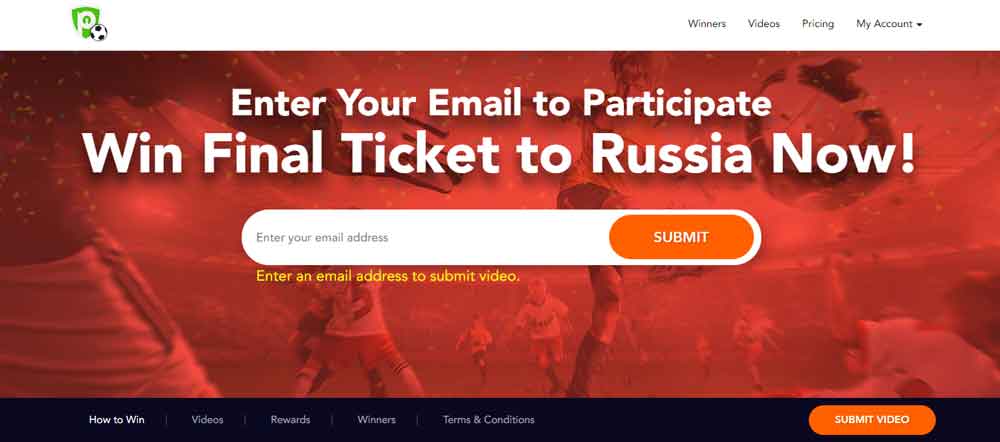 Purevpn free tickets for world cup