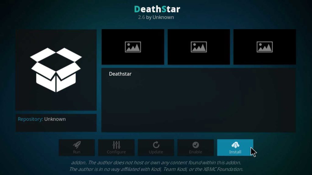 DeathStar kodi Down/Not Working/Errors/Fixes