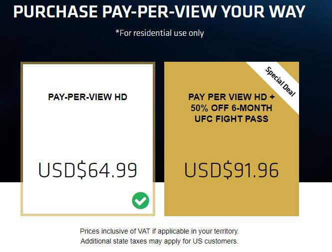 cheapest way to watch ufc 229