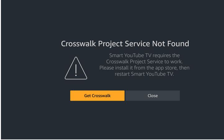 crosswalk project service not found