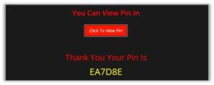 PinSystem Pin Code