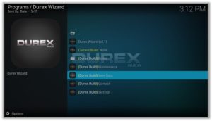 Durex Wizard-Best Kodi Wizards