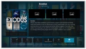 Exodus Installation Wizard