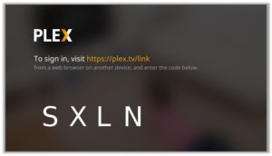 Plex Account Linking Code